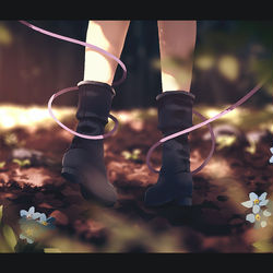 This is a pixiv picture whose title is 名前の知らない花.