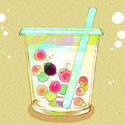 This is a pixiv picture whose title is ミックスタピオカ.