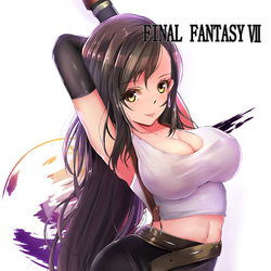 This is a pixiv picture whose title is FF7リメイク.