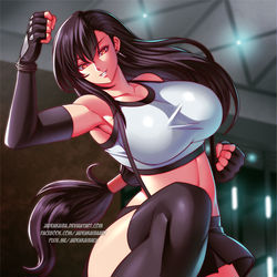 This is a pixiv picture whose title is ファイナルファンタジーVIIリメイク - ティファ・ロックハート.