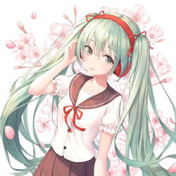 This is a pixiv picture whose title is ミク.