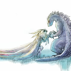 This is a pixiv picture whose title is 「私とワルツを」.