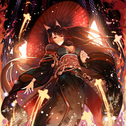 This is a pixiv picture whose title is 赤城.