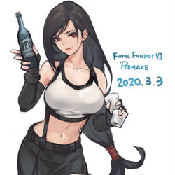 This is a pixiv picture whose title is reFF7ティファ.