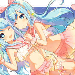 This is a pixiv picture whose title is 夏！.