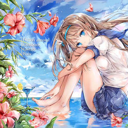 This is a pixiv picture whose title is 夏のセーラー服.