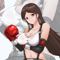 This is a pixiv picture whose title is ボクシングティファ.