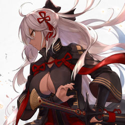 This is a pixiv picture whose title is 魔神セイバー.