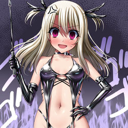 This is a pixiv picture whose title is 旧作リマスター☆ボンデージイリヤ.