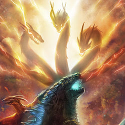 This is a pixiv picture whose title is キング・オブ・モンスターズ.