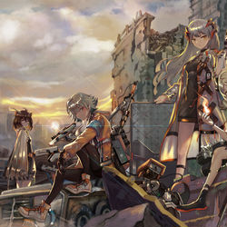 This is a pixiv picture whose title is 莱茵生命.