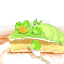This is a pixiv picture whose title is メロンタルト.
