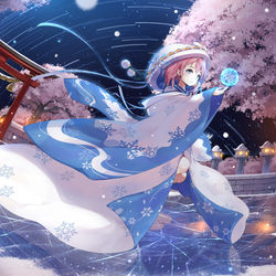 This is a pixiv picture whose title is ❄.