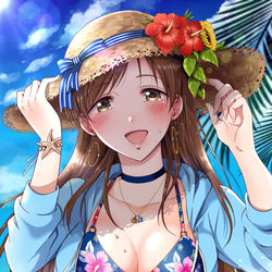 This is a pixiv picture whose title is 夏美波.