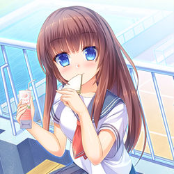 This is a pixiv picture whose title is 一緒にどうかな？.
