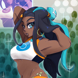 This is a pixiv picture whose title is Pokemon:  Enter Nessa.
