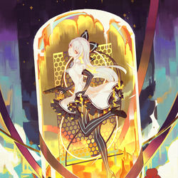 This is a pixiv picture whose title is トカレフ.