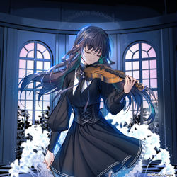 This is a pixiv picture whose title is ♬.