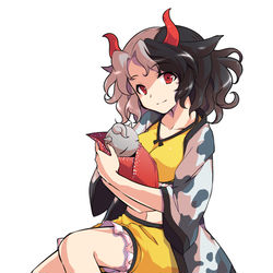 This is a pixiv picture whose title is 牛崎潤美立ち絵修正 表情差分.