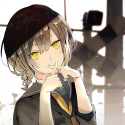 This is a pixiv picture whose title is 秘密.