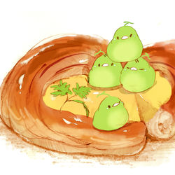 This is a pixiv picture whose title is メロンパン.
