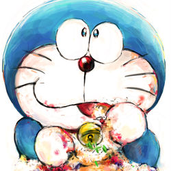 This is a pixiv picture whose title is 貪食.