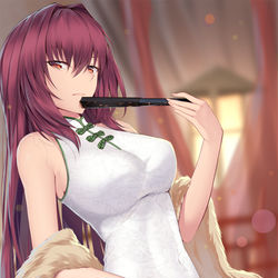 This is a pixiv picture whose title is 旗袍久力艹八.