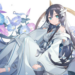 This is a pixiv picture whose title is アサガオと東郷さん.