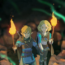 This is a pixiv picture whose title is botw続編.