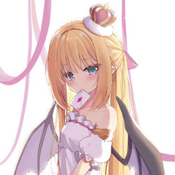 This is a pixiv picture whose title is トランプと悪魔ちゃん.