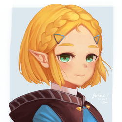 This is a pixiv picture whose title is Zelda.