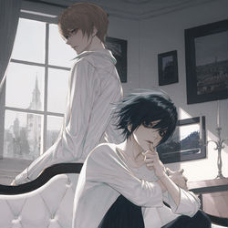 This is a pixiv picture whose title is 月L.