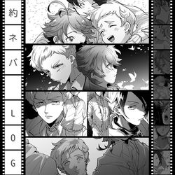 This is a pixiv picture whose title is 約ネバLOG5.