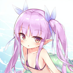 This is a pixiv picture whose title is 쿄우카 수영복.