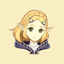This is a pixiv picture whose title is Zelda Breath Of The Wild fanart.