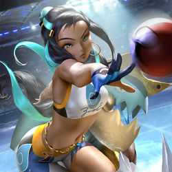 This is a pixiv picture whose title is Nessa.