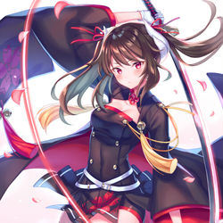 This is a pixiv picture whose title is 榛名.