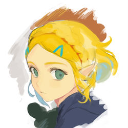 This is a pixiv picture whose title is ブレスオブザワイルド.