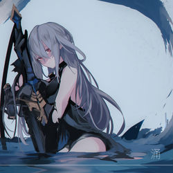 This is a pixiv picture whose title is 潮汐.