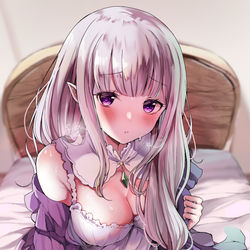 This is a pixiv picture whose title is エミリアたん。。.