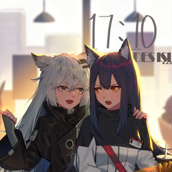 This is a pixiv picture whose title is 双狼组.