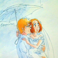 This is a pixiv picture whose title is ６月ついろぐ.