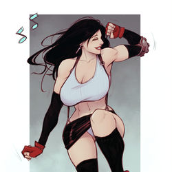 This is a pixiv picture whose title is Tifa III.