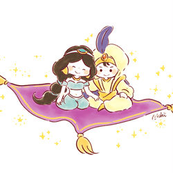 This is a pixiv picture whose title is アラジン.