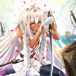 This is a pixiv picture whose title is 蓮華想.