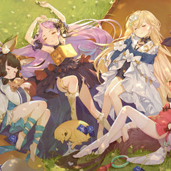 This is a pixiv picture whose title is 节日宣传图.