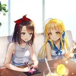 This is a pixiv picture whose title is みさここ.