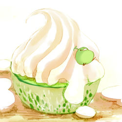 This is a pixiv picture whose title is ぜいたくメロン.