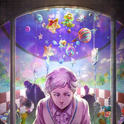This is a pixiv picture whose title is Enigma.