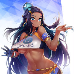This is a pixiv picture whose title is ルリナ(Nessa).